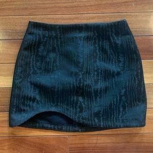 Zara Size S Black Patterned Mini Skirt
